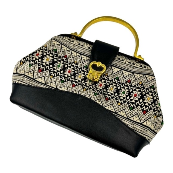 VINTAGE Boho Aztec Handbag - Picture 3 of 14